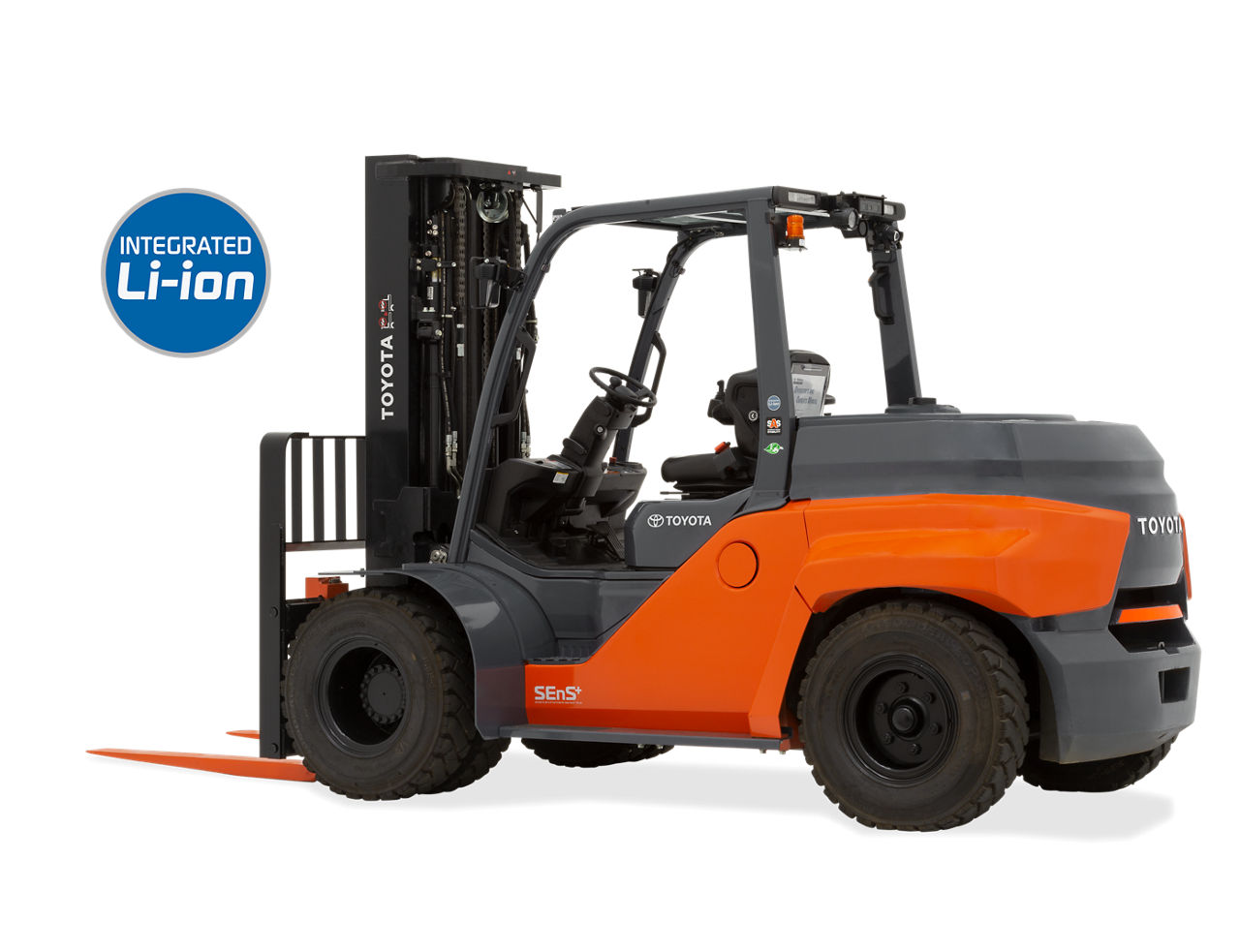 Integrated Large Electric Pneumatic Forklift | Assembled in